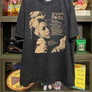 Erykah Badu Tshirt, Erykah Badu Vintage, Music T-shirt t Shirt